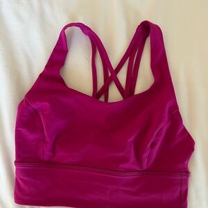 lululemon athletica Strappy Sports Bra - Magenta